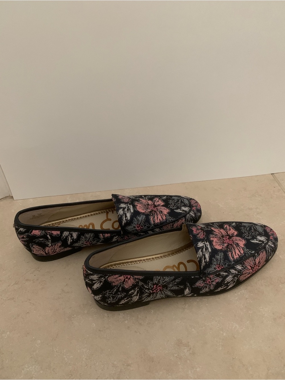 NWOB Sam Edelman Leon Secret Garden Jacquard Floral Loafers Flats Size 8M - Picture 1 of 8